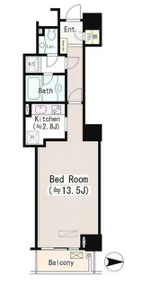 恵比寿ガーデンテラス弐番館【9階】の間取り