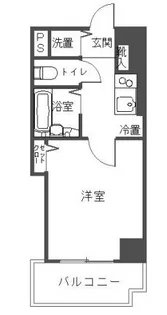 スカイコート芝壱番館【6階】の間取り