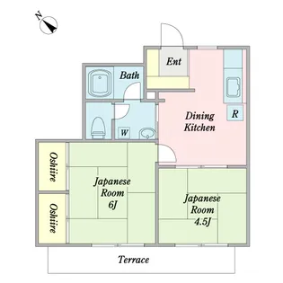 レイトンハウス【1階】の間取り