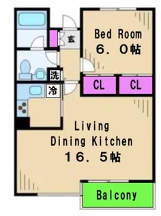 プラネット永山【3階】の間取り