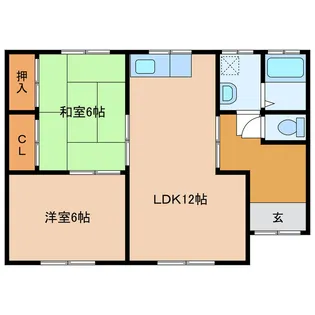 宮崎県都城市志比田町【一戸建】の間取り