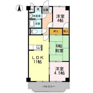 ASPEC成和【3階】の間取り
