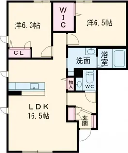中野館【1階】の間取り