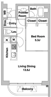 プライムアーバン恵比寿【3階】の間取り