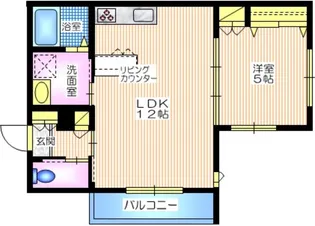 メゾン アムール【1階】の間取り