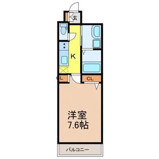 ウエスト コミタリアIII【3階】の間取り