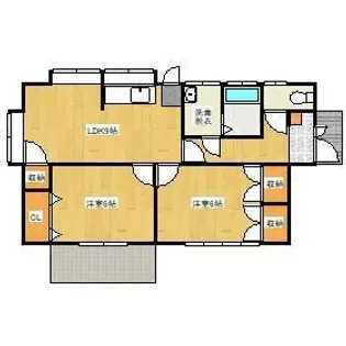 福岡県久留米市高良内町【一戸建】の間取り