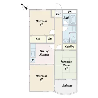 ライフピア行徳2【1階】の間取り