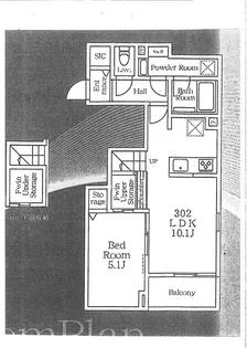 ルピナスガーデン代田【3階】の間取り
