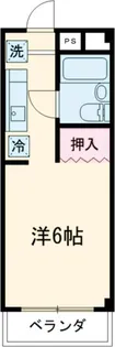プランドール長尾B【3階】の間取り