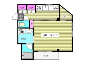 アビターレ草薙【2階】の間取り