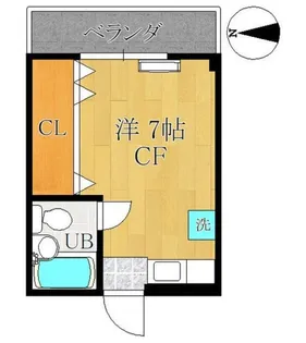 和幸マンション【2階】の間取り