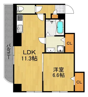 神奈川県横浜市港北区樽町2【マンション】の間取り