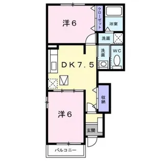 レジデンスai【1階】の間取り