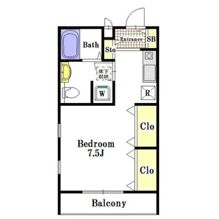 東京都足立区伊興3【アパート】の間取り