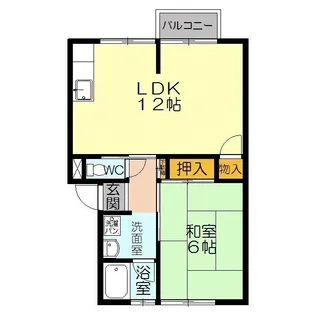 綵-Ayaginu-【2階】の間取り