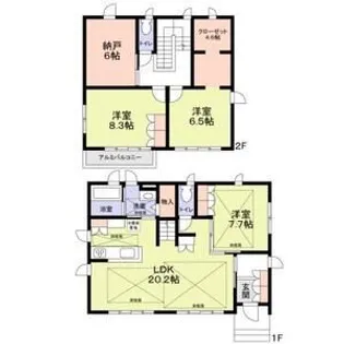 埼玉県さいたま市緑区大字大門【一戸建】の間取り
