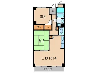 ルミエール7【4階】の間取り