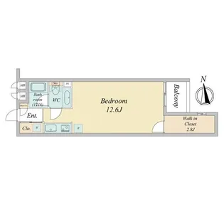 エルスタンザ下北沢【2階】の間取り