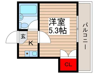 リリックハウス【1階】の間取り