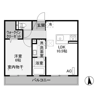 シュシュポルト【1階】の間取り