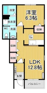 パルティータ【1階】の間取り