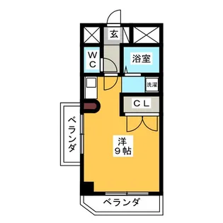 サクセス川原【2階】の間取り