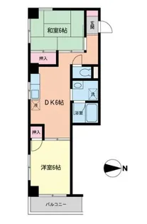 東京都江東区亀戸6【マンション】の間取り