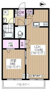 【旭化成ヘーベルメゾン】ル パン ブラン2【2階】の間取り