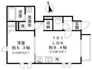 デザインメゾン本町【1階】の間取り