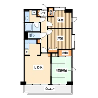 カーザ・フォレスタ【7階】の間取り