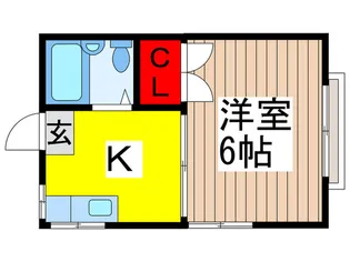 ハイツハイブリッジ【2階】の間取り