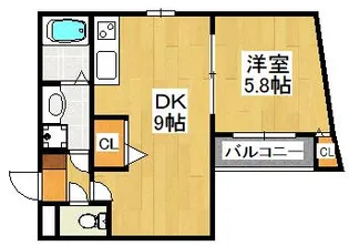 Pear Residence Minato【2階】の間取り