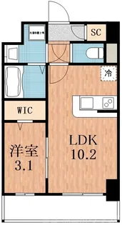 大阪府大阪市生野区林寺2【マンション】の間取り
