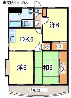 サンシティパレスIMT【2階】の間取り