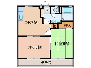 プレミ-ルミタニ【1階】の間取り