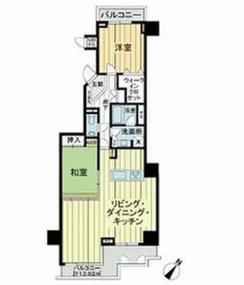 ライオンズマンション星稜【6階】の間取り