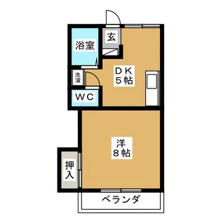 オーレ東仙台【2階】の間取り