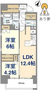 リビオメゾン横濱大通り公園【8階】の間取り