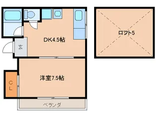 アンダーロック大野城【2階】の間取り