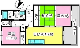 コーポウィステリア24【4階】の間取り