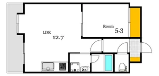 ニューワン河井ビル【4階】の間取り