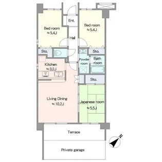 SalledeVerdure【1階】の間取り