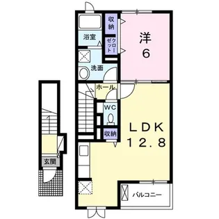 フォルシュIIB【2階】の間取り