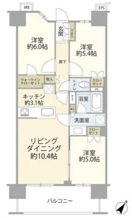 レーベン西八王子ノべリア【2階】の間取り