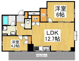 ハビテ小平【2階】の間取り