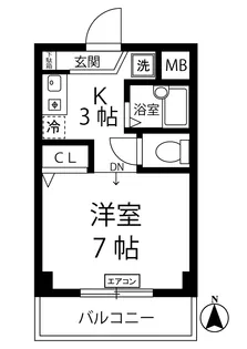 ホワイトエレガンスIII【2階】の間取り