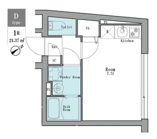 LEGALAND茗荷谷【4階】の間取り