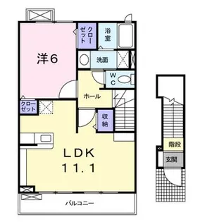 エミナンス南町【2階】の間取り
