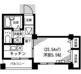 ヴィップ弥生【1階】の間取り